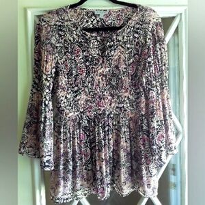 Women's Multicolor Neon Lightweight Blouse